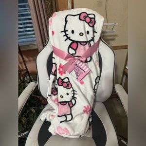 Hello Kitty plush throw new